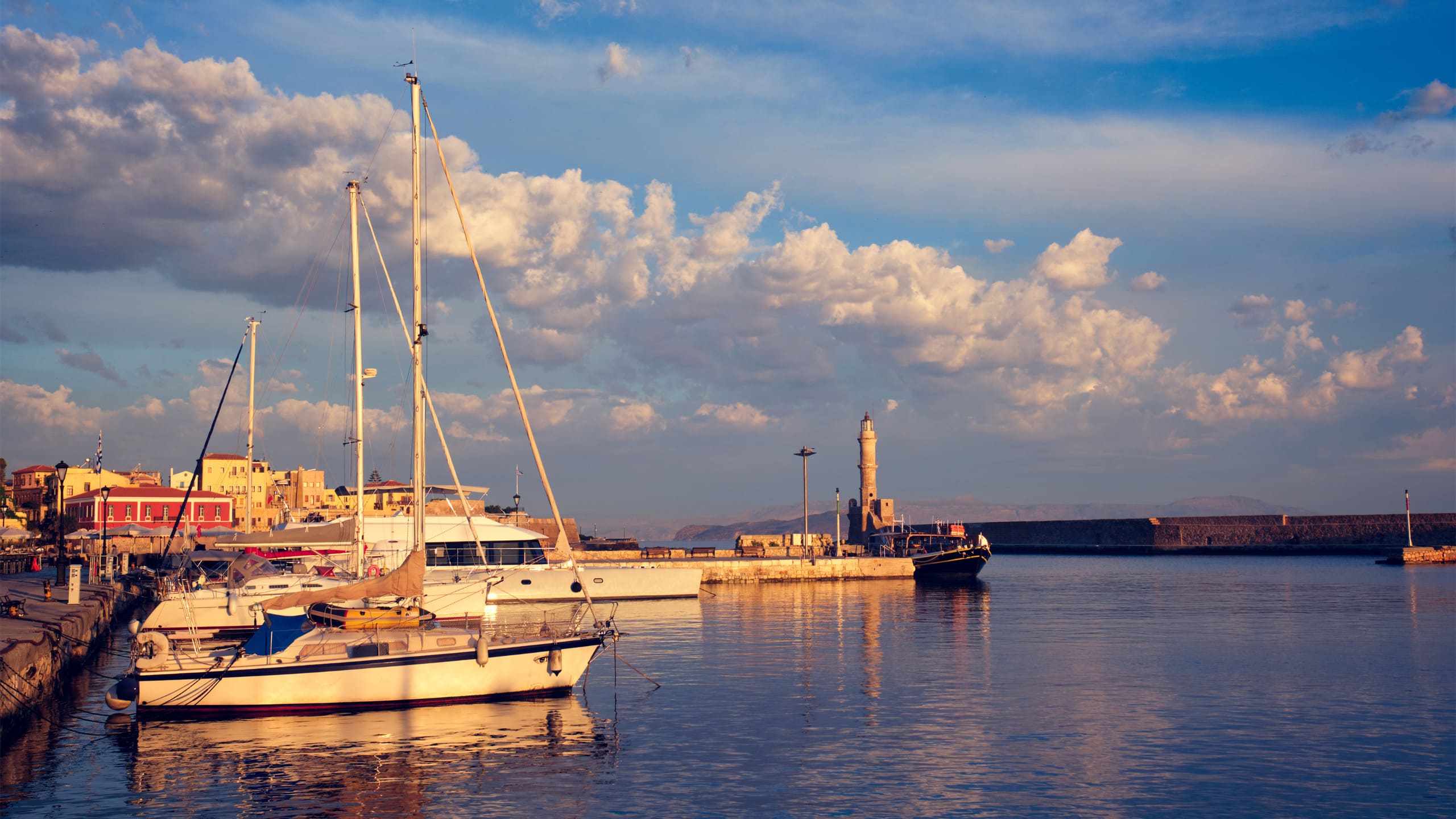 Notre histoire en Crète - le port de La Canée (Chania)